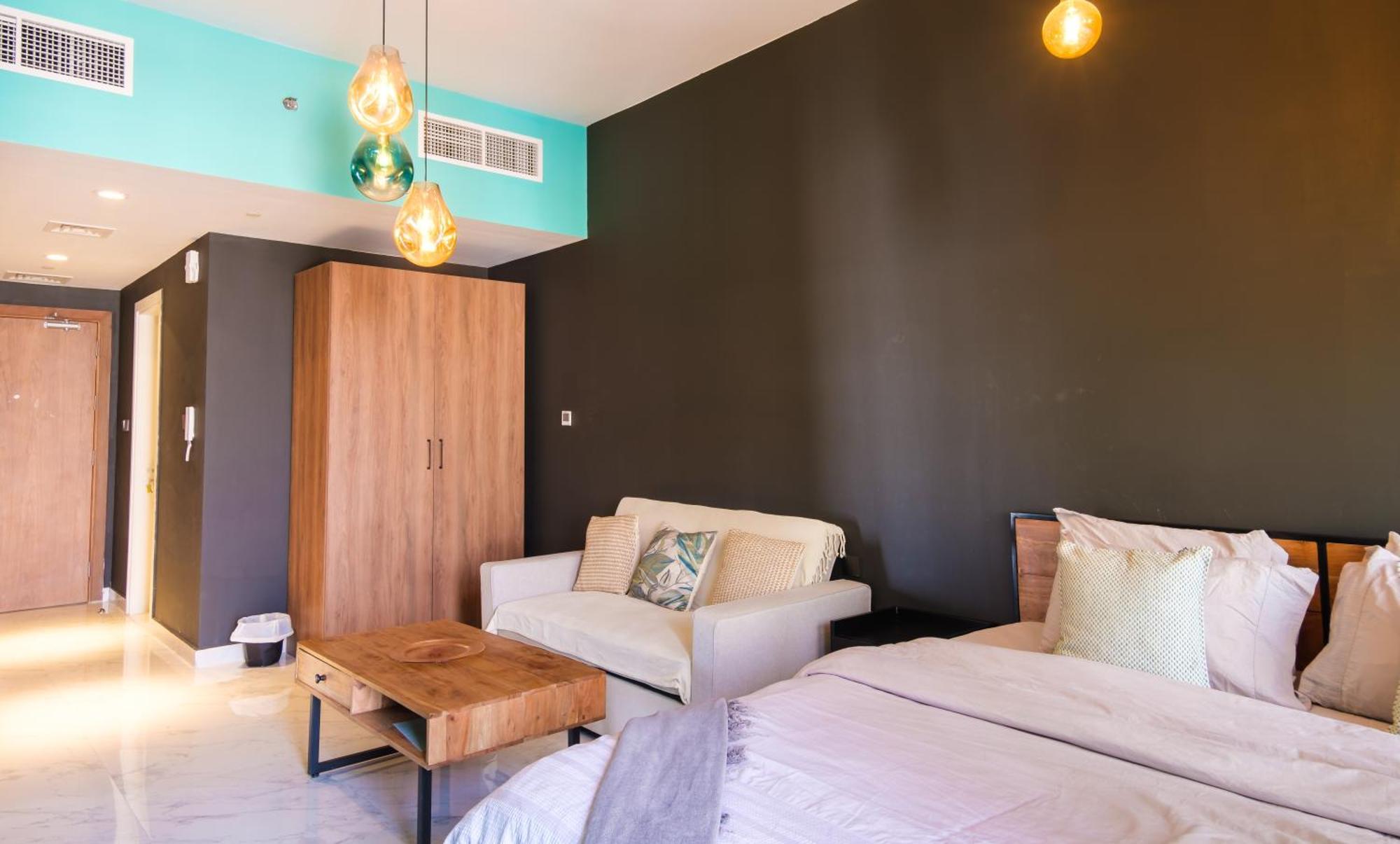 Industrial Chic Retreat Appartement Al Qurayyah Buitenkant foto
