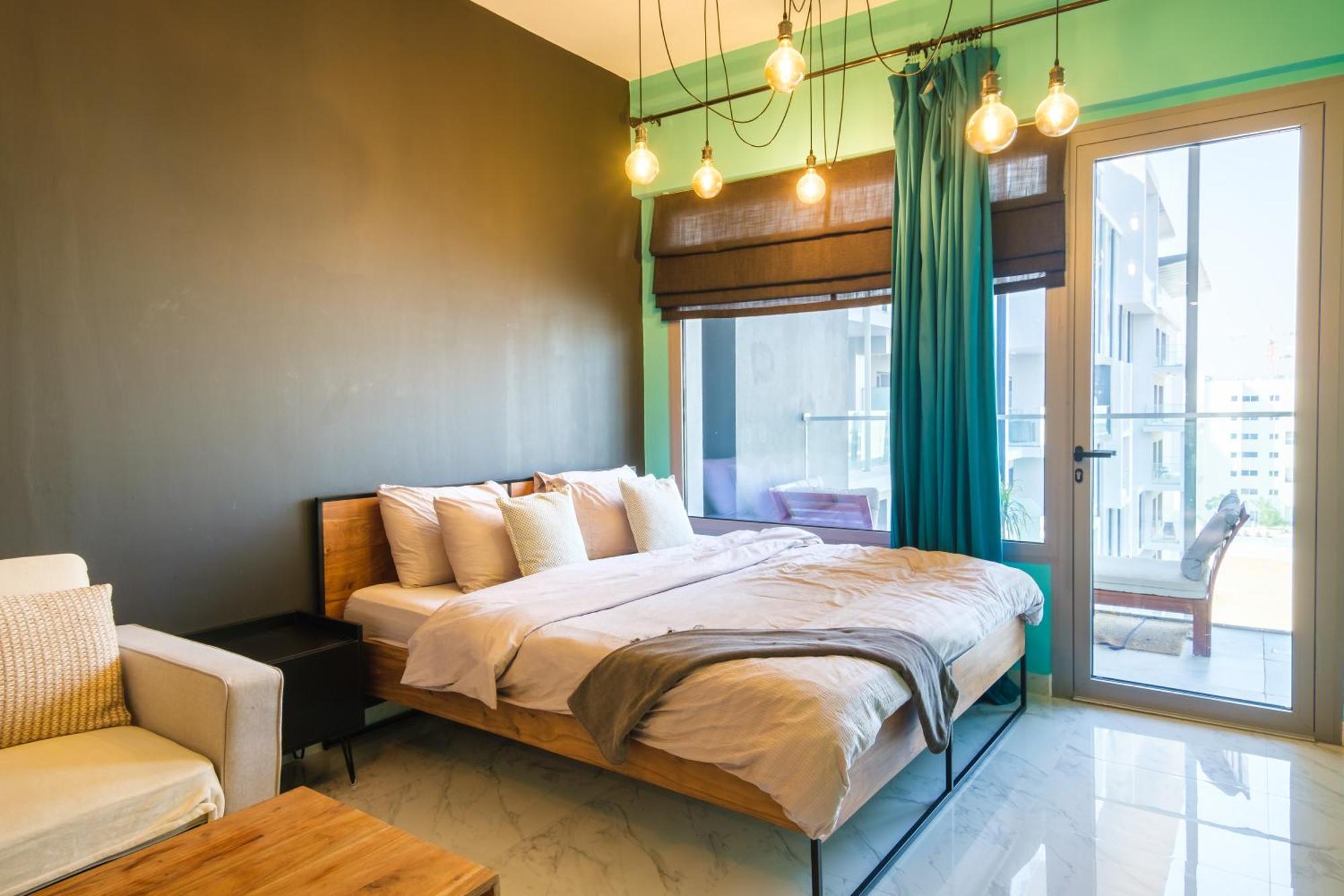 Industrial Chic Retreat Appartement Al Qurayyah Buitenkant foto